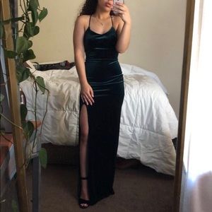 Bodycon Long Prom Dress with slit